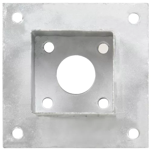  4 db horganyzott fém oszloprögzítő 81 mm