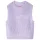 Gyerek pulóver mellény kötött világos lila 104