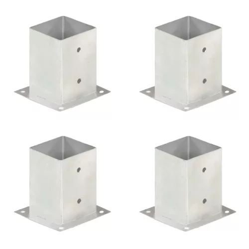  4 db horganyzott fém oszlophorgony 101 mm