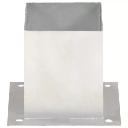  4 db horganyzott fém oszloprögzítő 121 mm