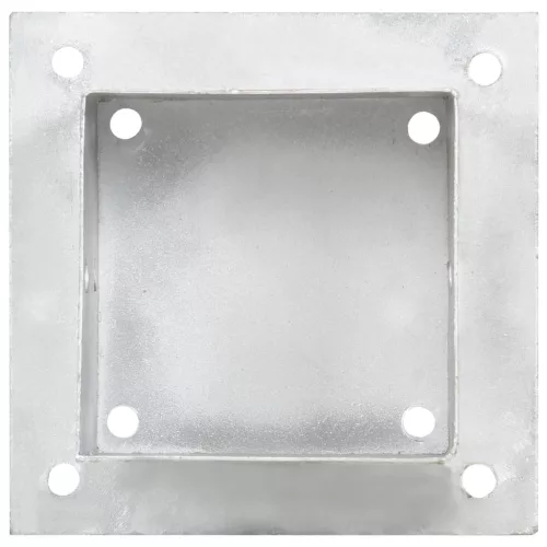  4 db horganyzott fém oszloprögzítő 121 mm