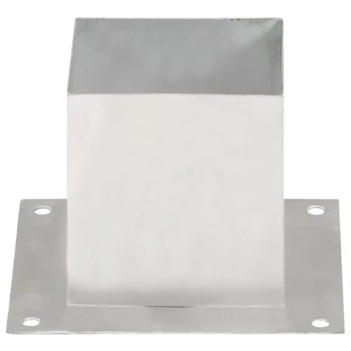  4 db horganyzott fém oszloprögzítő 141 mm