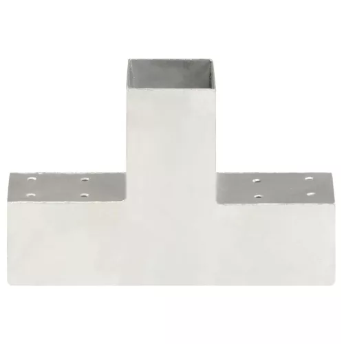  T-alakú horganyzott fém oszloptartó 71 x 71 mm