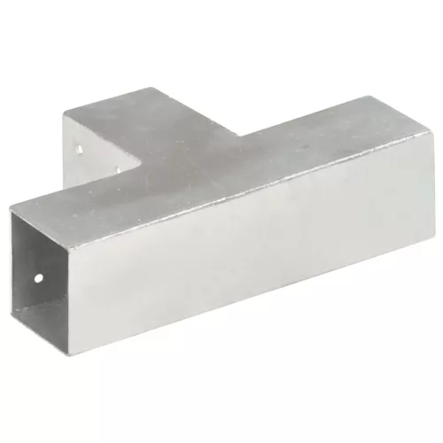  T-alakú horganyzott fém oszloptartó 71 x 71 mm