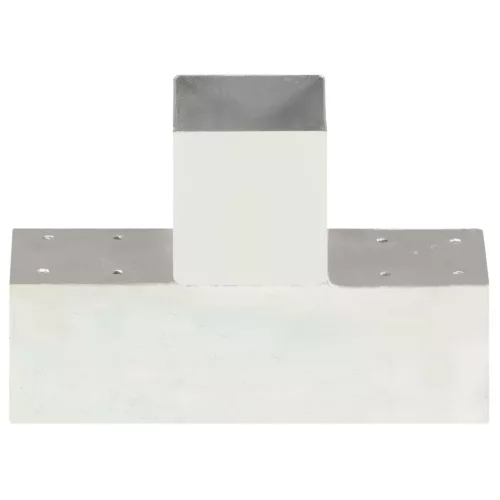  T alakú horganyzott fém oszloptartó 91 x 91 mm