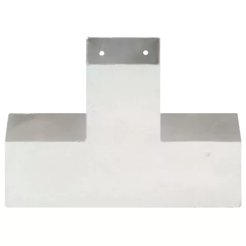  4 darab X alakú horganyzott fém oszloptartó 91 x 91 mm