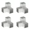  4 darab Y alakú horganyzott fém oszloptartó 101 x 101 mm