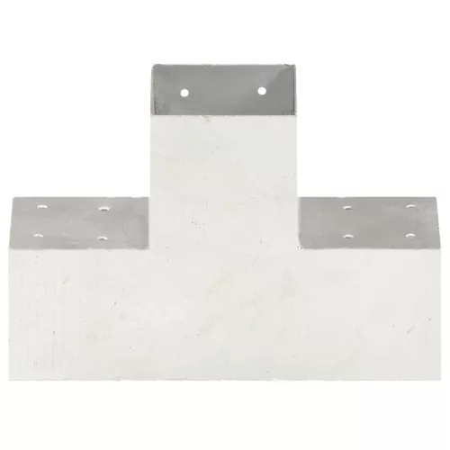  4 darab X alakú horganyzott fém oszloptartó 101 x 101 mm