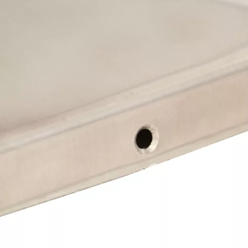  6 db gúla alakú rozsdamentes acél kerítésoszlop-sapka 71x71 mm