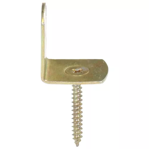  4 db L alakú horganyzott fém kerítéspaneltartó