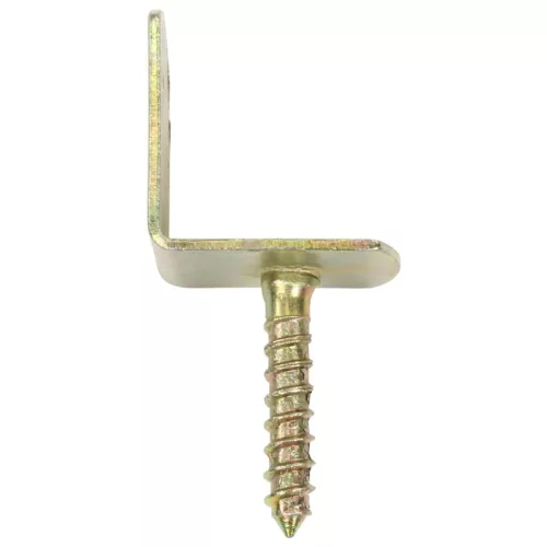  4 db L alakú horganyzott fém kerítéspaneltartó