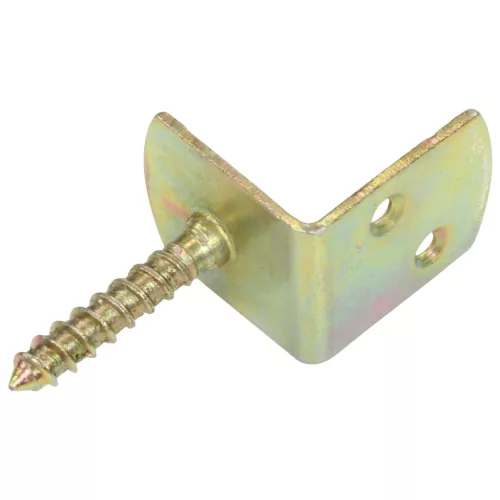  4 db L alakú horganyzott fém kerítéspaneltartó