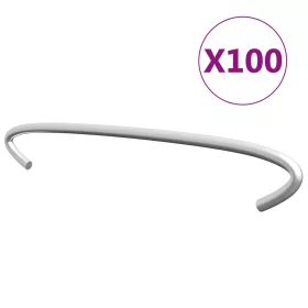  100 db horganyzott acél gabionhorog 15 cm