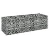  horganyzott acél gabion magaságyás 90 x 30 x 30 cm