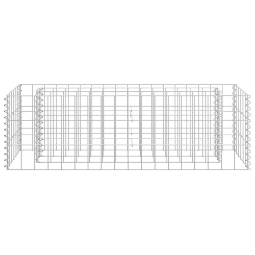  horganyzott acél gabion magaságyás 90 x 30 x 30 cm