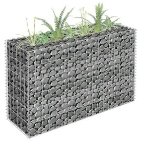  horganyzott acél gabion magaságyás 90 x 30 x 60 cm
