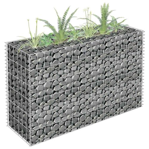  horganyzott acél gabion magaságyás 90 x 30 x 60 cm