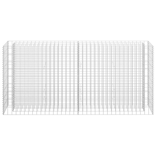  horganyzott acél gabion magaságyás 180 x 30 x 90 cm