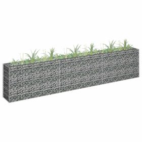  horganyzott acél gabion magaságyás 270 x 30 x 60 cm