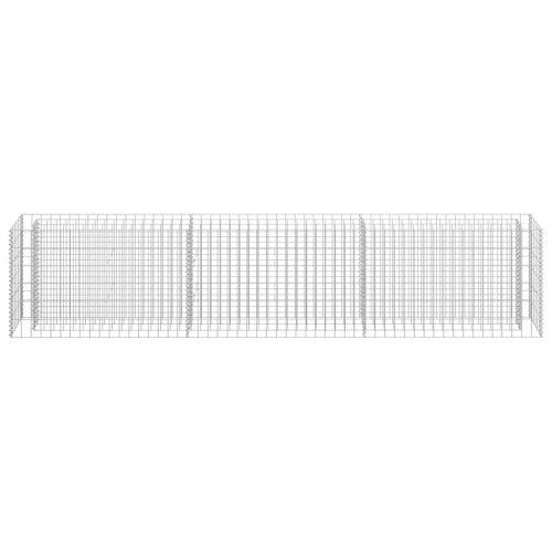  horganyzott acél gabion magaságyás 270 x 30 x 60 cm