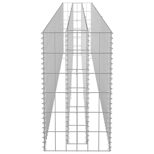  horganyzott acél gabion magaságyás 270 x 30 x 60 cm