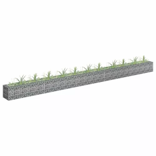  horganyzott acél gabion magaságyás 450 x 30 x 30 cm