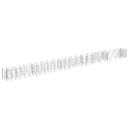  horganyzott acél gabion magaságyás 450 x 30 x 30 cm