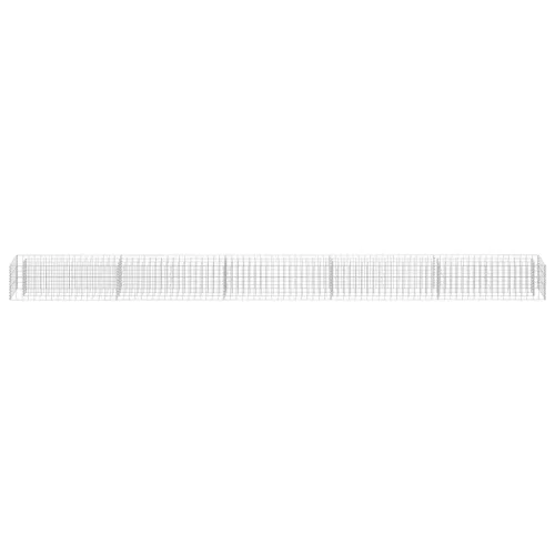  horganyzott acél gabion magaságyás 450 x 30 x 30 cm