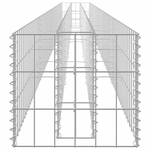  horganyzott acél gabion magaságyás 450 x 30 x 30 cm