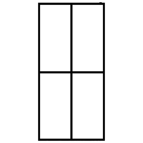  homályosított edzett üveg zuhanyfal 140 x 195 cm