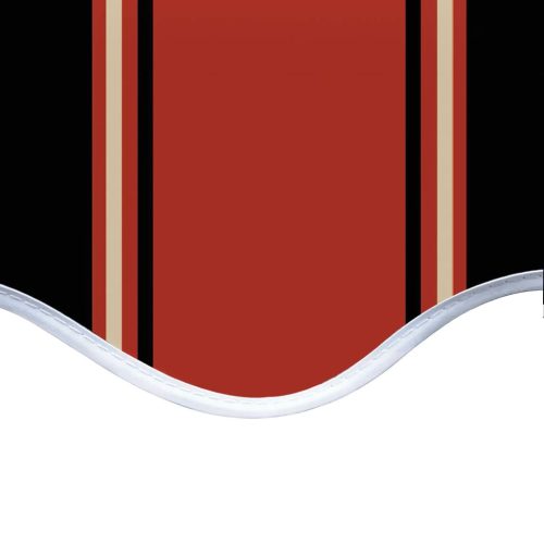  narancssárga és barna vászon napellenző tető 400 x 300 cm