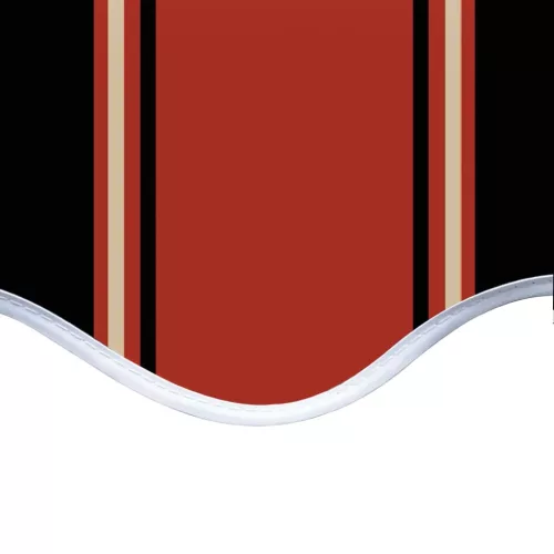  narancssárga és barna vászon napellenző tető 450 x 300 cm