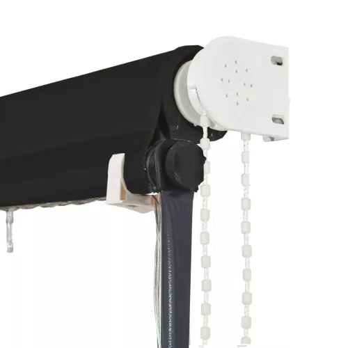  feltekerhető antracitszürke napellenző LED-del 250 x 150 cm