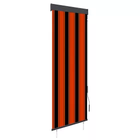  narancssárga és barna kültéri roló 60 x 250 cm
