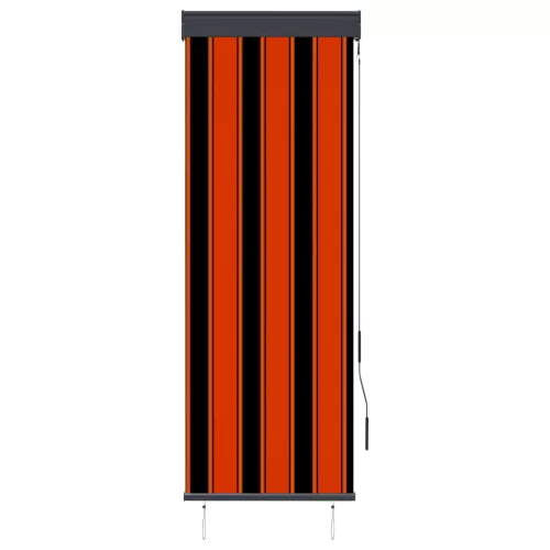  narancssárga és barna kültéri roló 60 x 250 cm