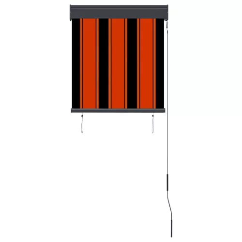  narancssárga és barna kültéri roló 60 x 250 cm