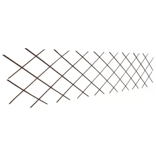  5 darab rácsos fűzfa kerítés 180 x 60 cm