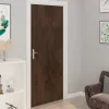  2 db sötét tölgyszínű öntapadó PVC ajtófólia 210 x 90 cm