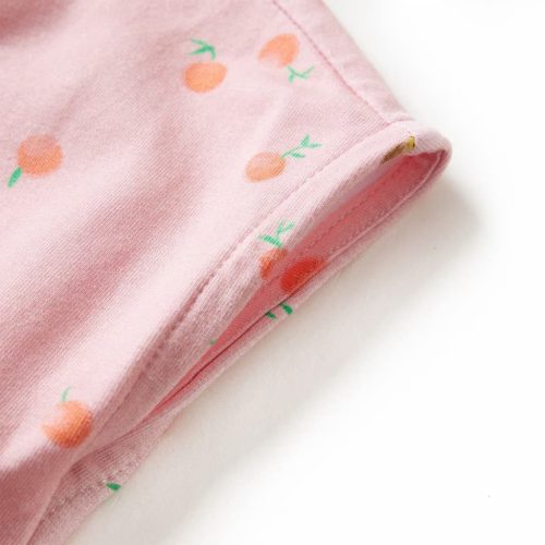 Gyerek ruha zsinórral Világos narancssárga 116