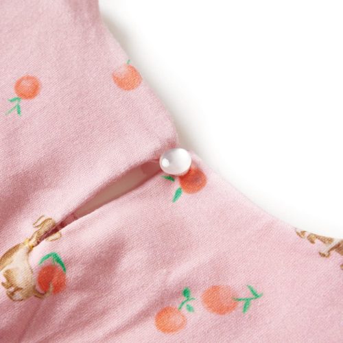 Gyerek ruha zsinórral Világos narancssárga 116