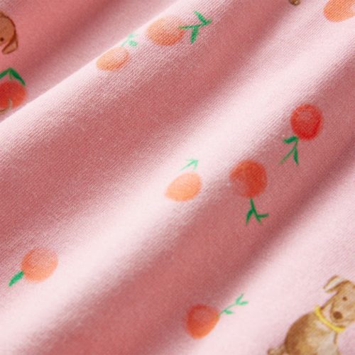 Gyerek ruha zsinórral Világos narancssárga 116