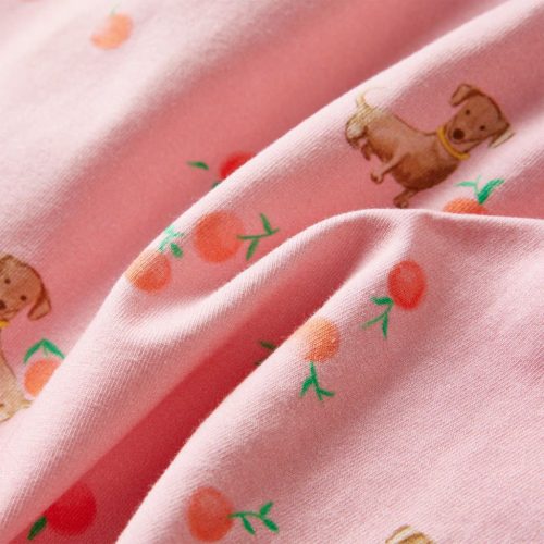 Gyerek ruha zsinórral Világos narancssárga 116