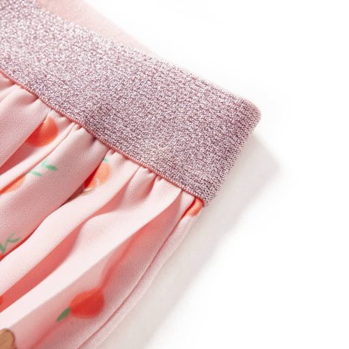 Világos narancssárga redős gyerekszoknya 104