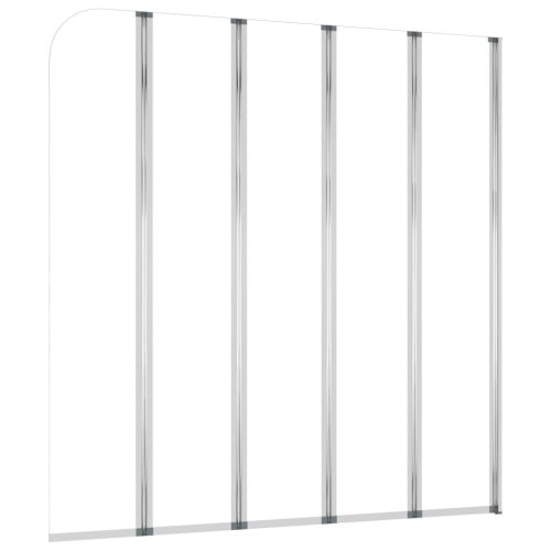  átlátszó edzett üveg kádparaván 120 x 140 cm