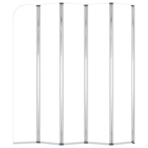  átlátszó edzett üveg kádparaván 120 x 140 cm