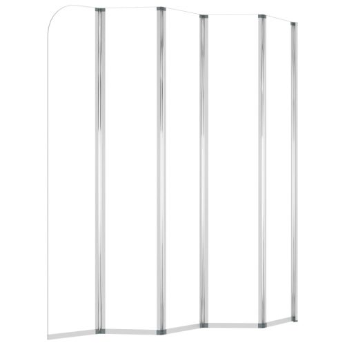  átlátszó edzett üveg kádparaván 120 x 140 cm