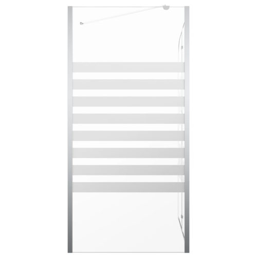  csíkos edzett üveg kádparaván 120 x 68 x 130 cm