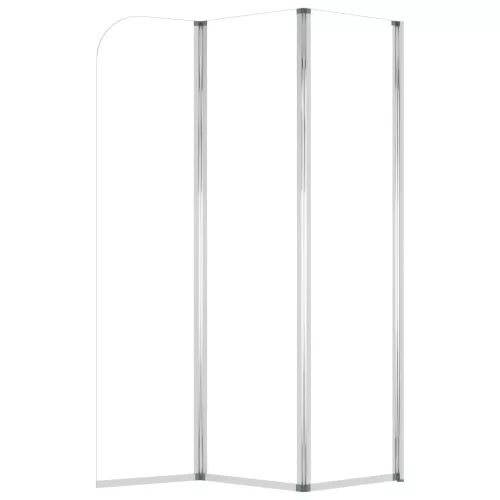  2 db átlátszó edzett üveg kádparaván 104 x 130 cm