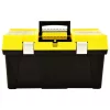  sárga műanyag szerszámosláda 595 x 337 x 316 mm