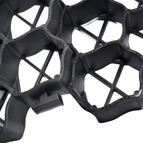  16 db fekete műanyag fűrács 60 x 40 x 3 cm